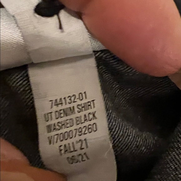 Banana Republic Denim Shirt Bundle | Men’s L | Black & Blue | Untucked Standard - Picture 10 of 12